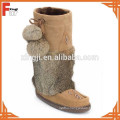 Top quality real rabbit fur boot fur cuff